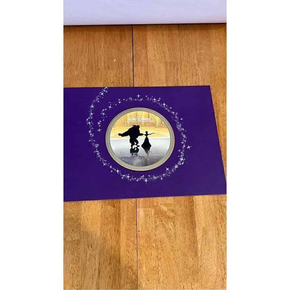Disney Beauty and The Beast Lithographs Set of 4